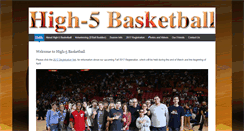 Desktop Screenshot of high5basketball.com