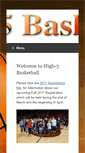 Mobile Screenshot of high5basketball.com